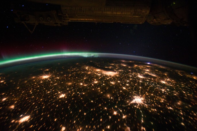 Aurora - As Seen From the International Space Station